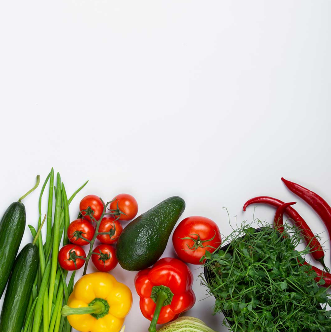 Fresh produce background mobile